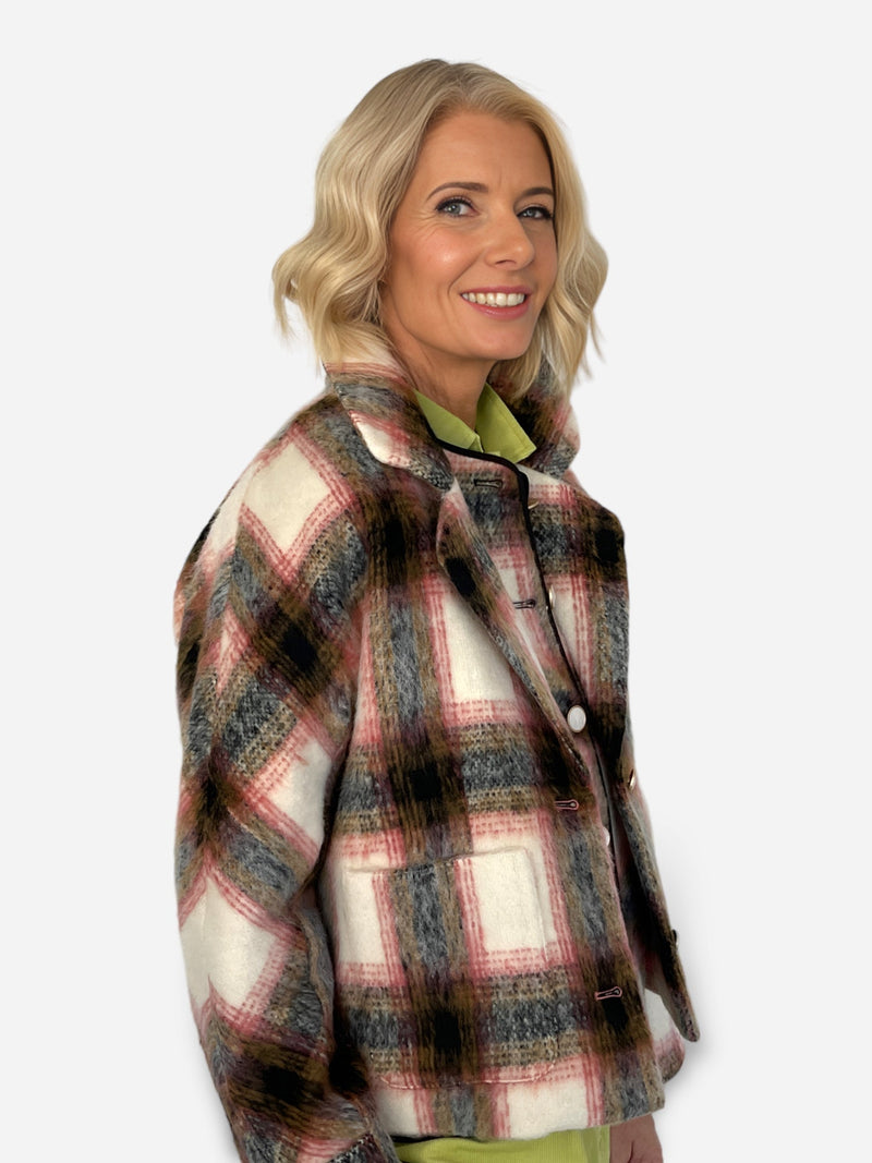 Bougie Jacket Pink Check