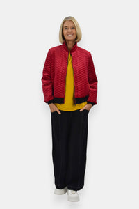 Blizzard Quilted Velvet Jacket