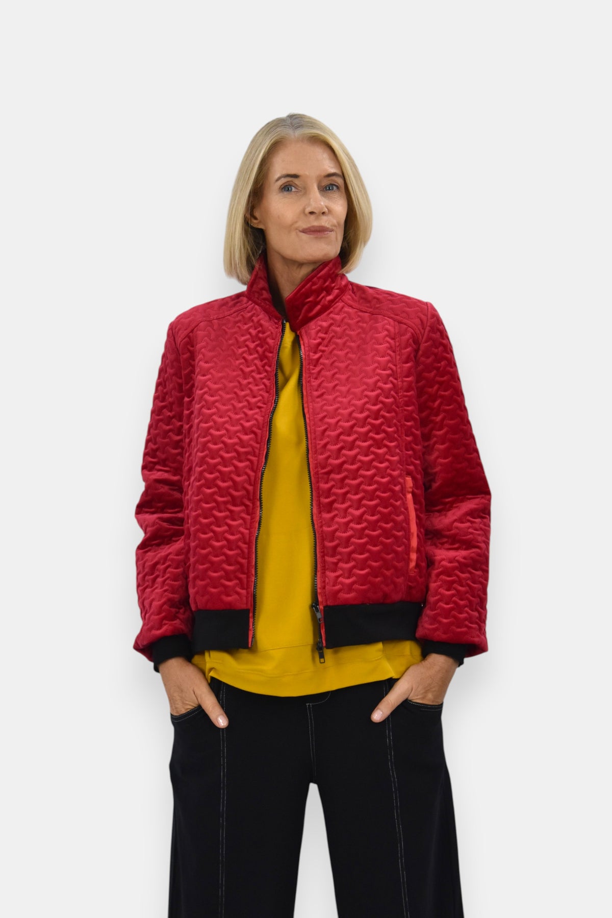 Blizzard Quilted Velvet Jacket