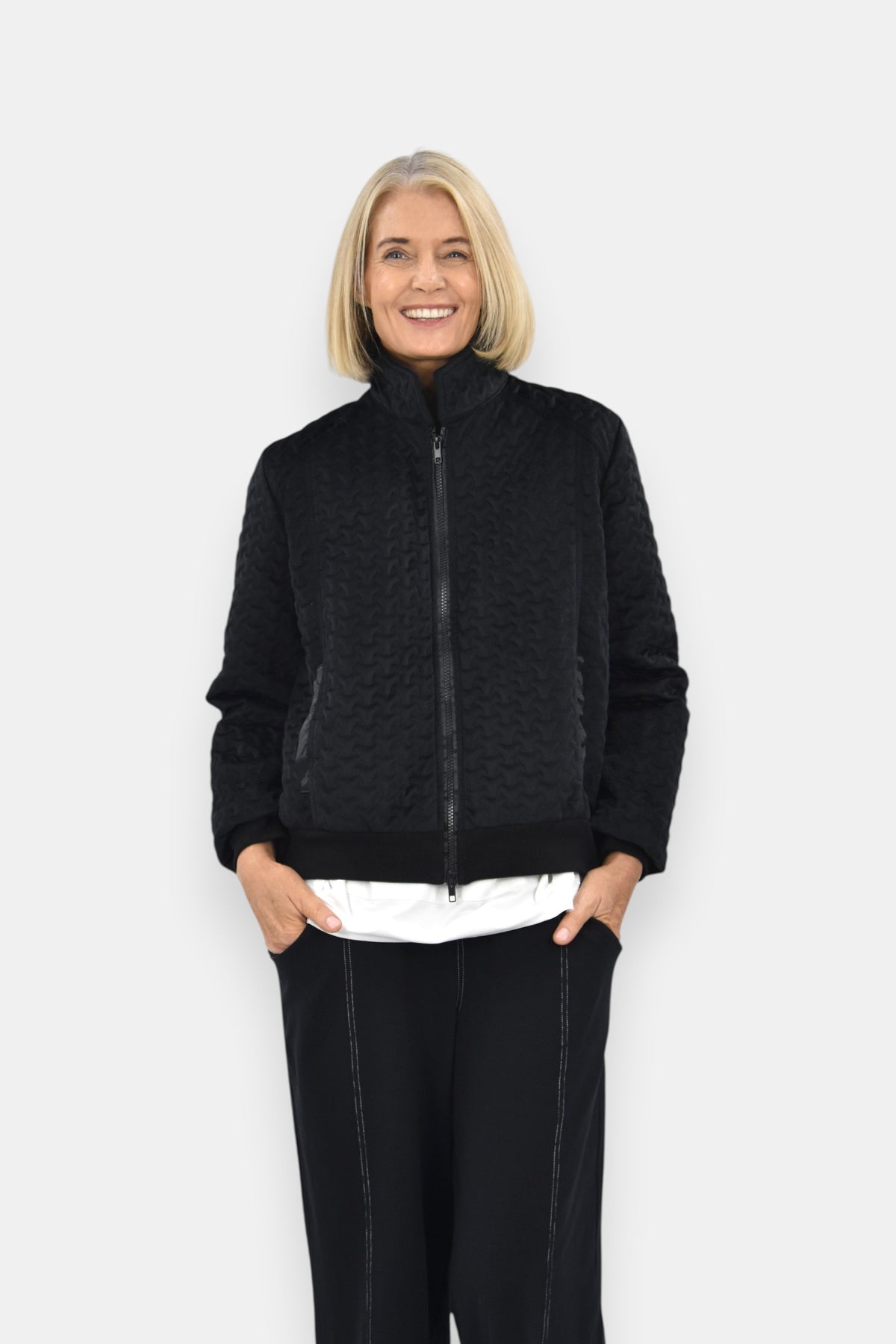 Blizzard Quilted Velvet Jacket