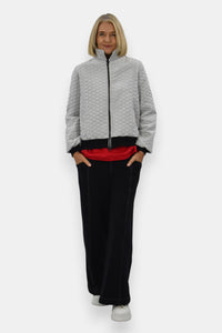 Blizzard Quilted Velvet Jacket