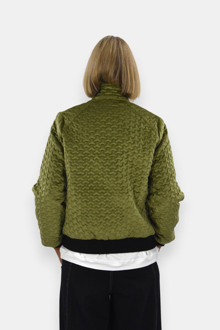 Blizzard Quilted Velvet Jacket