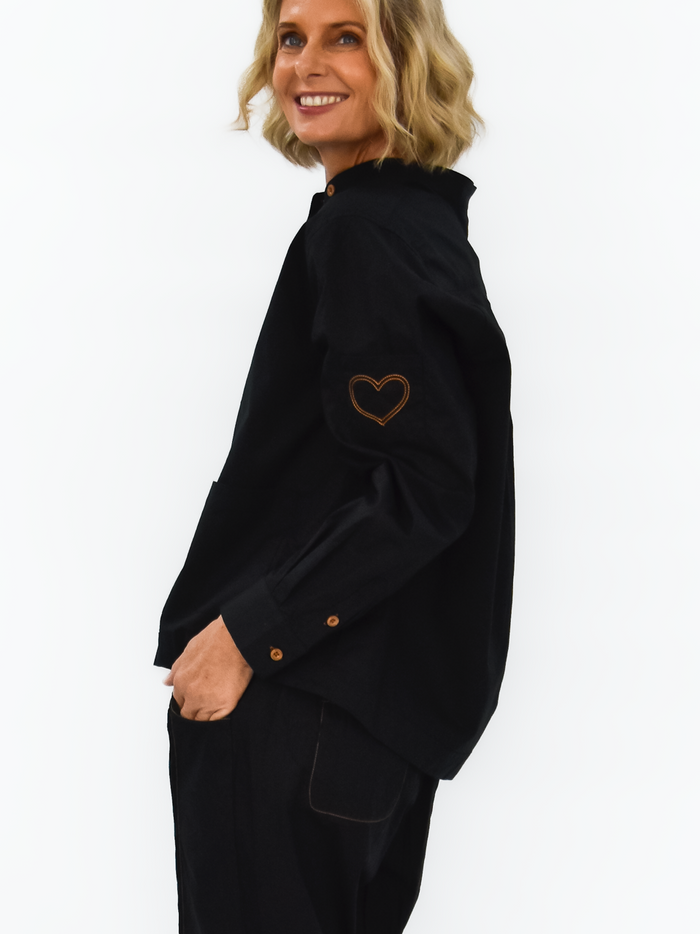 Love Bronte Shirt Jacket - Black - bounce sydney