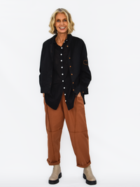 Love Bronte Shirt Jacket - Black - bounce sydney