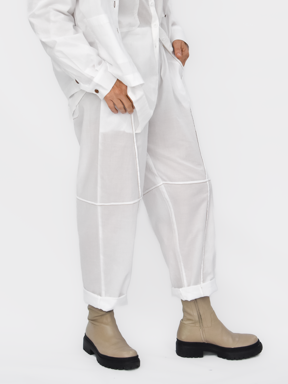 Love Coogee Pants - White - bounce sydney