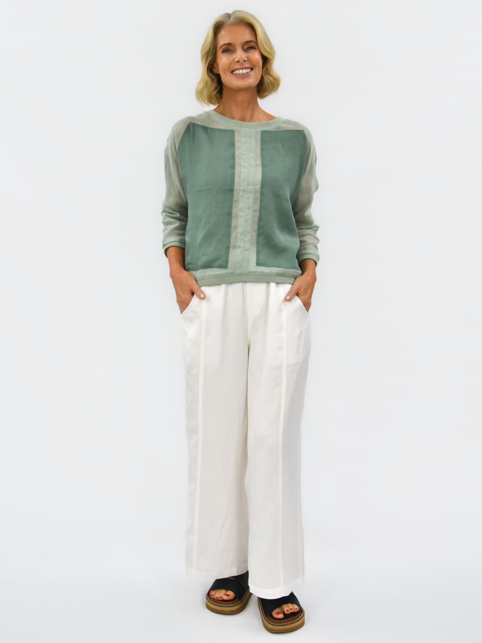 Moon Linen Top - bounce sydney 