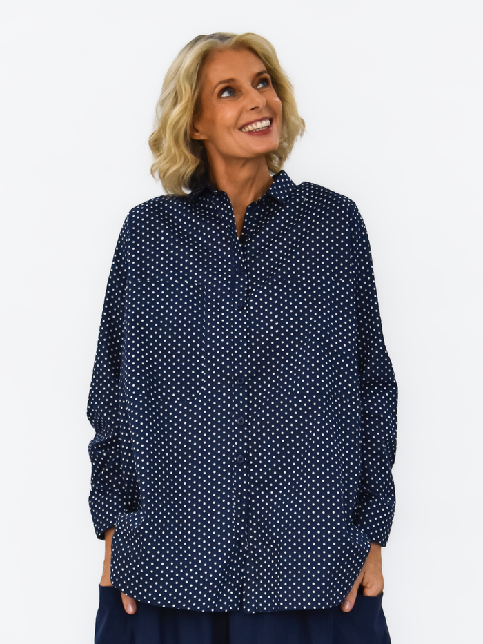 Spot Sydney Shirt - Navy - bounce sydney