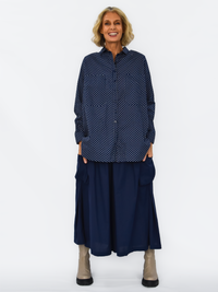 Spot Sydney Shirt - Navy - bounce sydney
