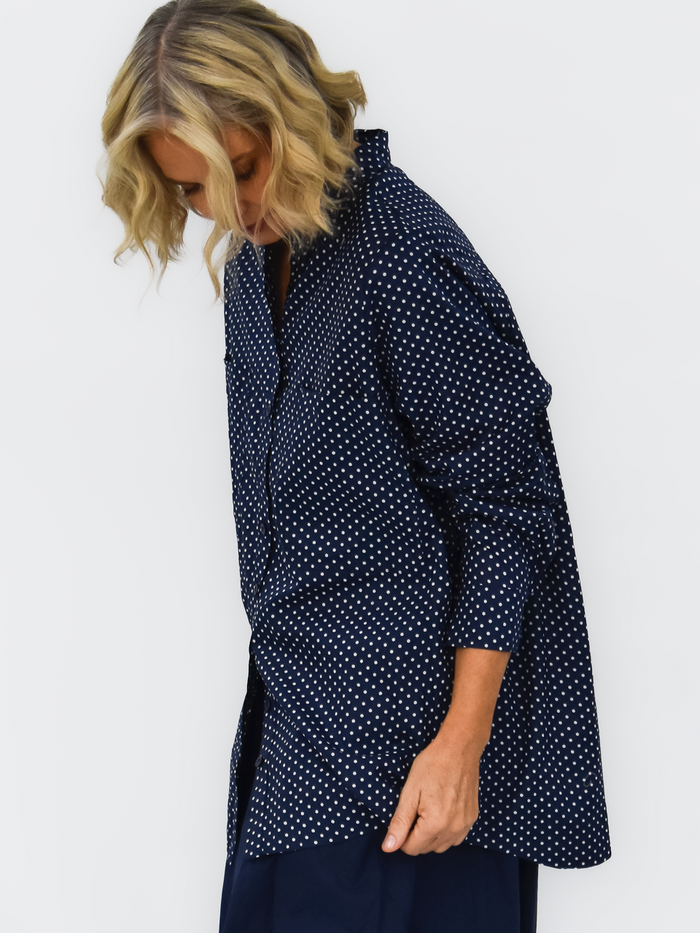 Spot Sydney Shirt - Navy - bounce sydney