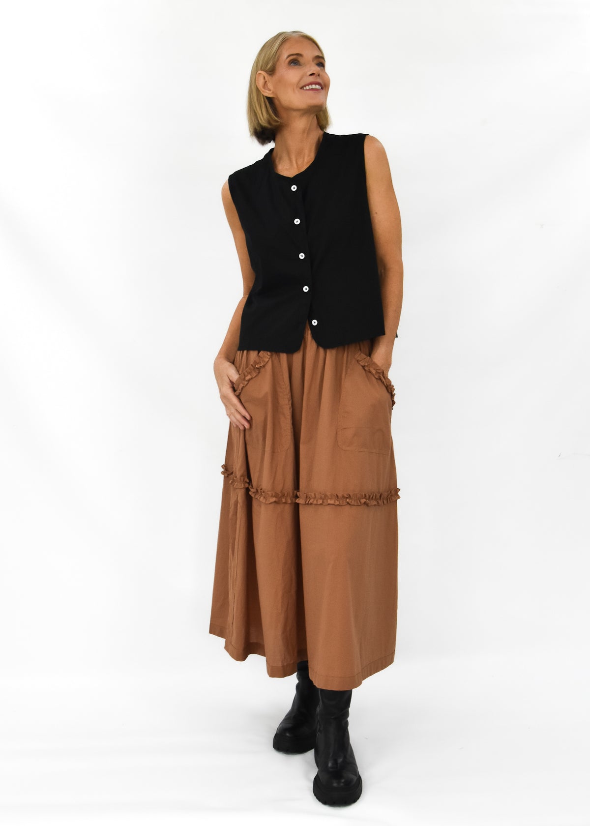 Such A Frill Cotton Skirt