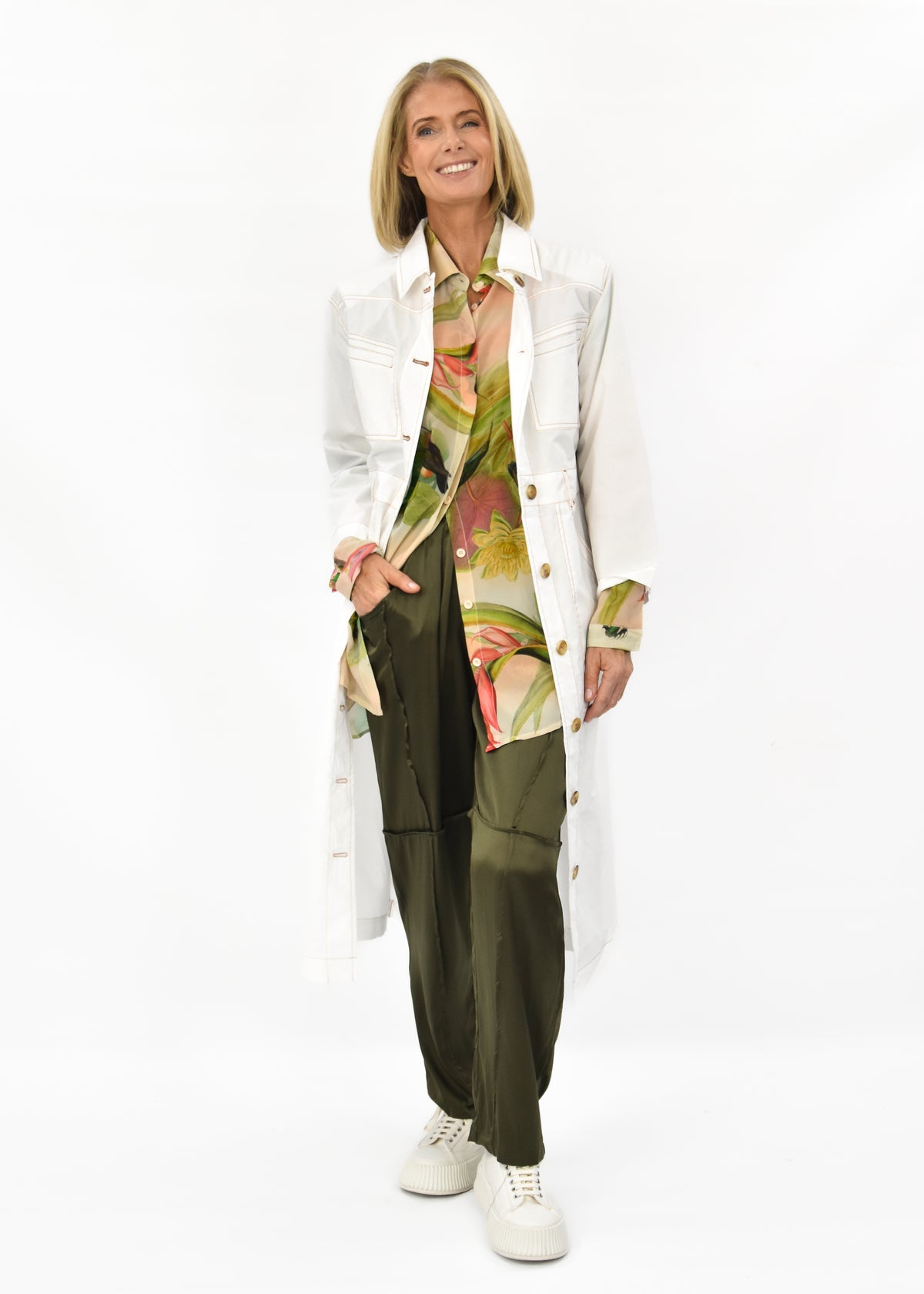 Nostalgia Silk Shirt - Birds