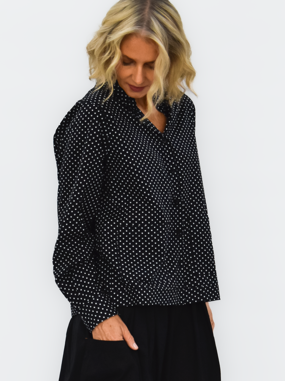 Spot Bronte Shirt Jacket - Black