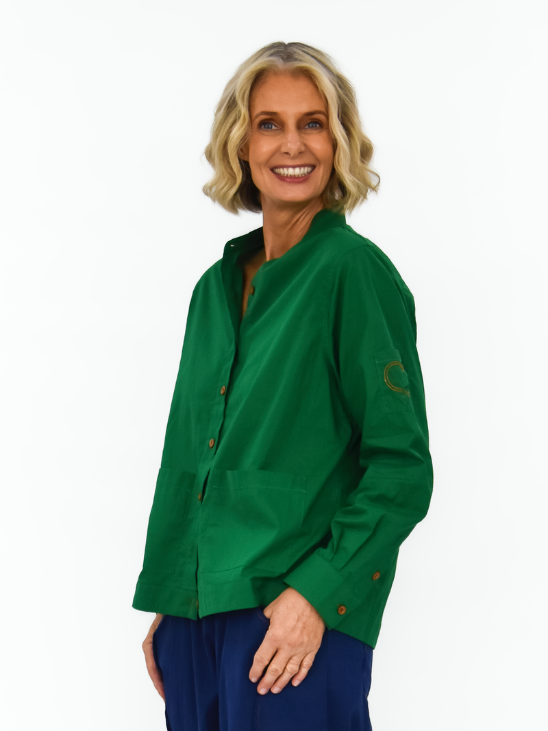 Love Bronte Shirt Jacket - Green