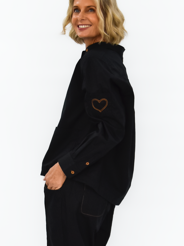 Love Bronte Shirt Jacket - Black