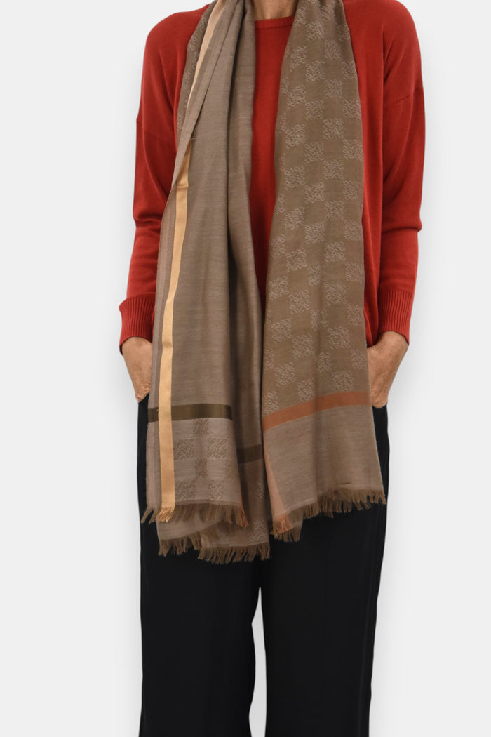 Scarf - French Liaison - Amber Sky